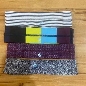 Lululemon Fly Away Tamer Headbands (set of 4)
